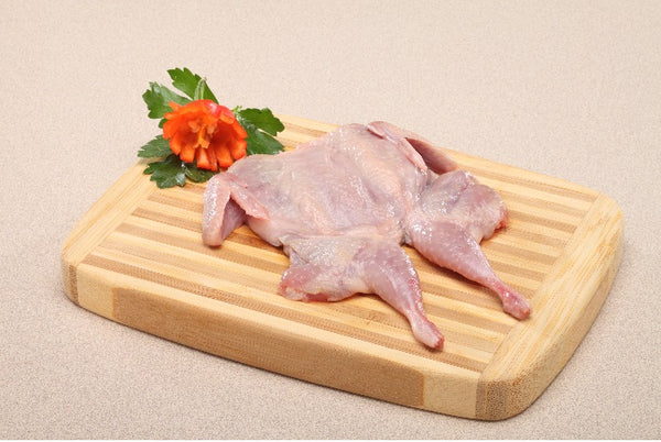 53666 Quail, Butterfly Cut, Natural, 4 oz avg, 6/4 ct